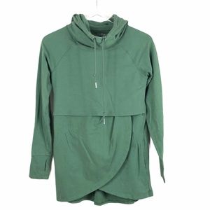 latched mama petal front nursing hoodie